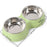 Double Pet Food Bowl Stainless Steel Drinkware