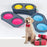 Portable Pet Travel Retractable Dog Food Double Bowl