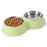 Double Pet Food Bowl Stainless Steel Drinkware