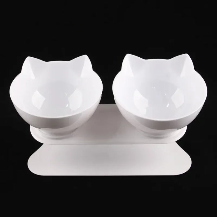 Stand Cats Feeder Feeding Bowl