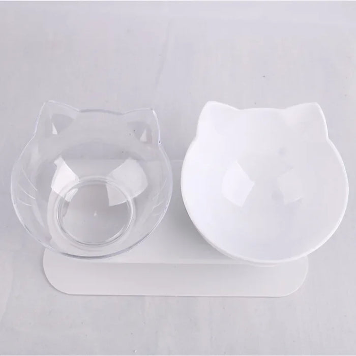 Stand Cats Feeder Feeding Bowl