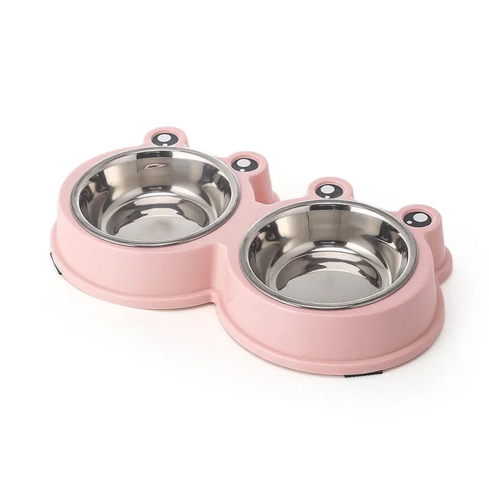 Stand Cats Feeder Feeding Bowl