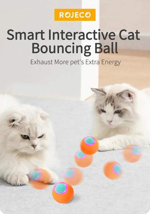 Cat Toys Smart Interactive Cat Bouncing Ball