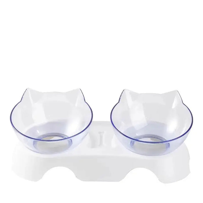 Double Cat Bowl Dog Bowl With Stand Pet Feeding