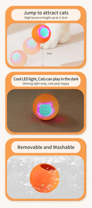 Cat Toys Smart Interactive Cat Bouncing Ball