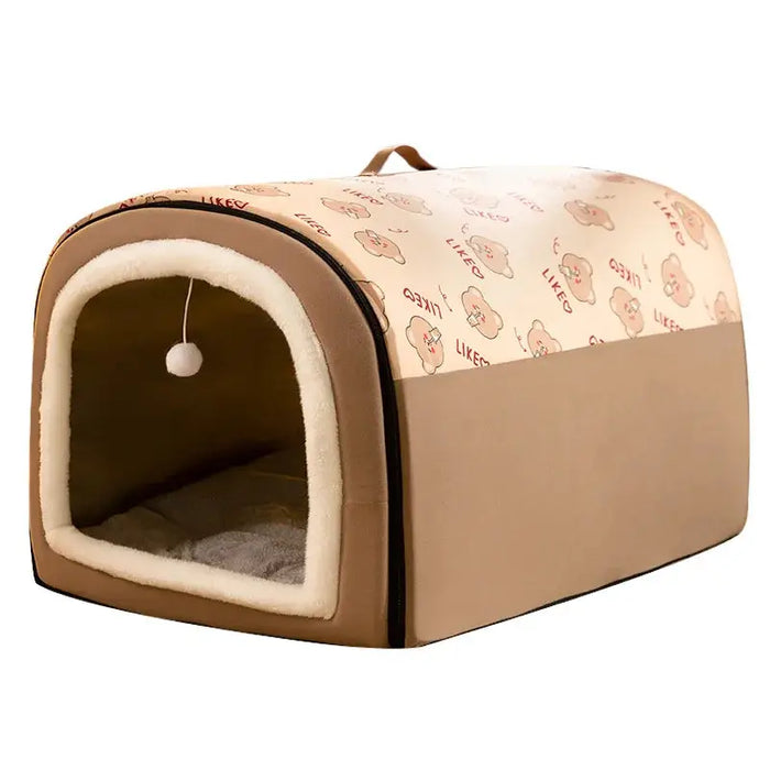 Winter Dog Bed Self-Warming Puppy House