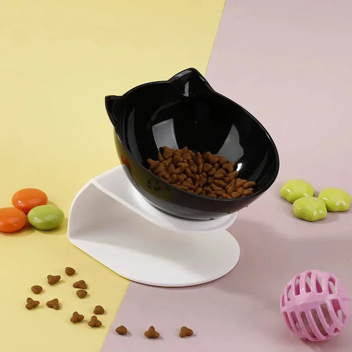 Stand Cats Feeder Feeding Bowl