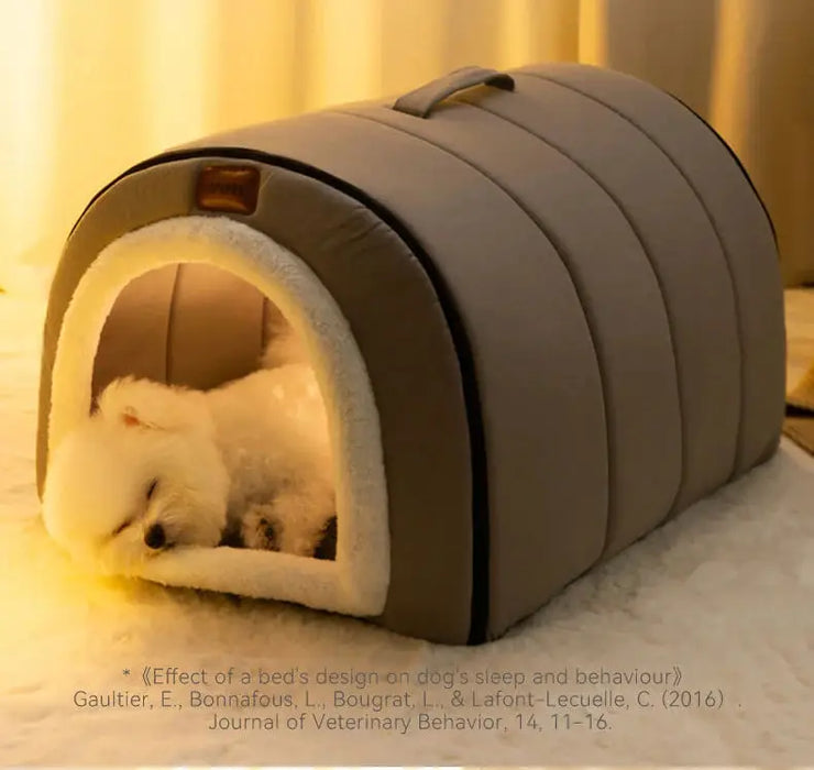 Winter Dog Bed Self-Warming Puppy House