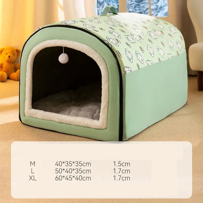 Winter Dog Bed Self-Warming Puppy House