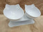 Stand Cats Feeder Feeding Bowl