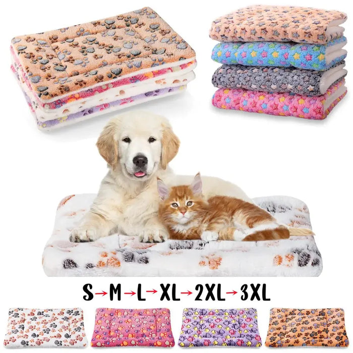 Multi-model pet flannel sleeping bed