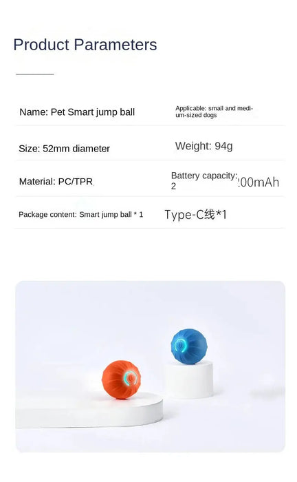 "Automatic Rolling Ball for Pets – Keeps Cats & Dogs Entertained"
"Smart Pet Toy – Self-Rolling & Bouncing Ball for Indoor Play"
"Electronic Interactive Ball – Fun & Engaging for Active Pets"
"USB Rechargeable Smart Ball – Bouncing & Rolling Action"
"Pet-Friendly Automatic Ball – Durable & Safe for Playtime"