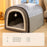 Winter Dog Bed Self-Warming Puppy House